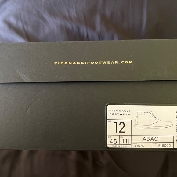 Chukka Fibonacci Footwear - never worn 12M main image 5